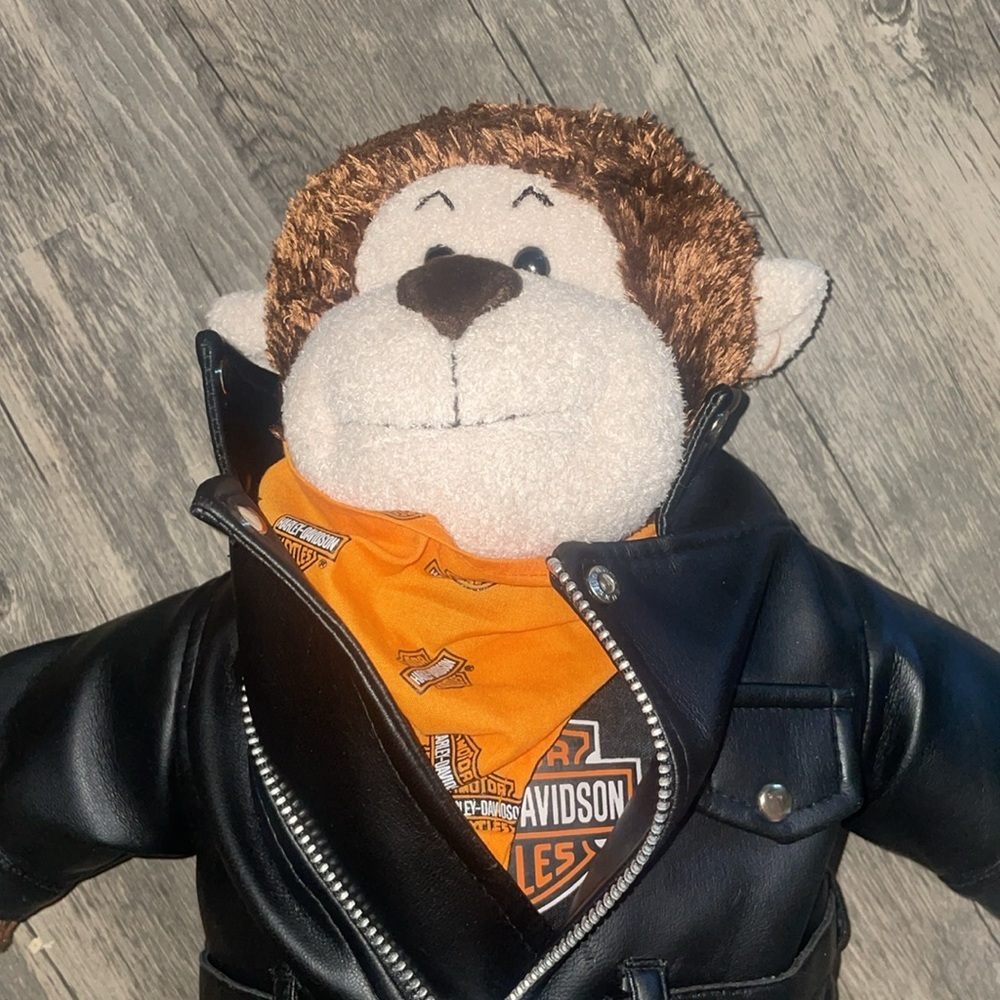 Build a bear Harley Davidson monkey - Picture 2 of 6